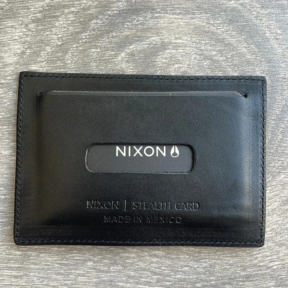Nixon Stealth Slim Card Wallet, black - Picture 3 of 4
